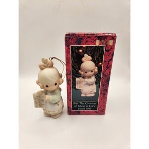 1992 Precious Moments Enesco But The Greatest of These Is Love 527696 Ornament